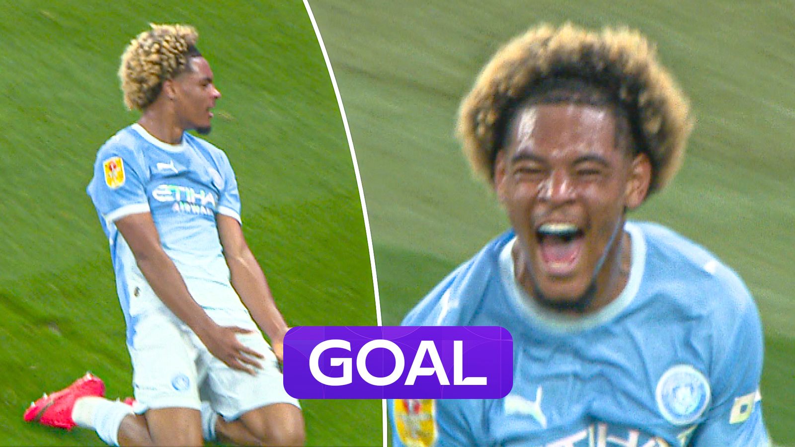 Samba scores Man City opener on his debut!
